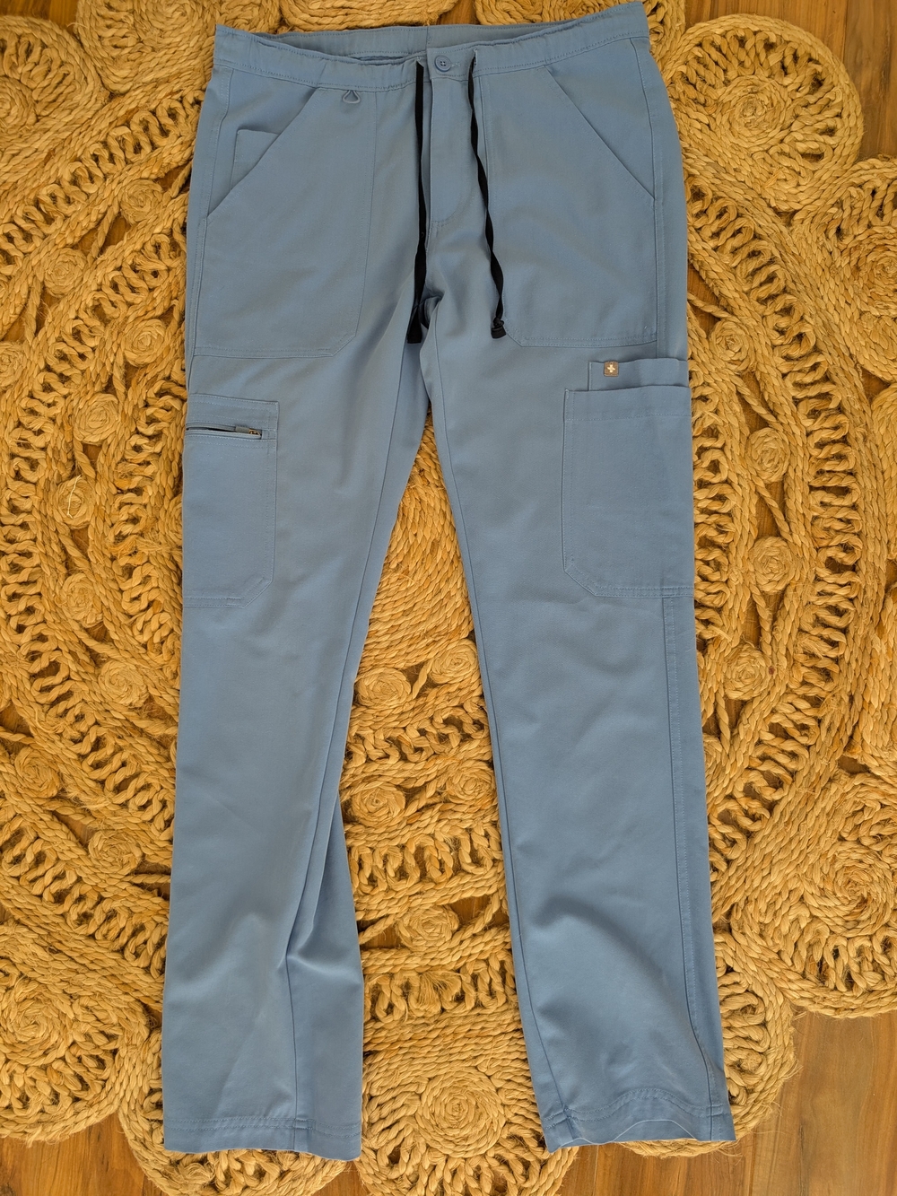Figs Men's Slate Blue Cargo Joggers